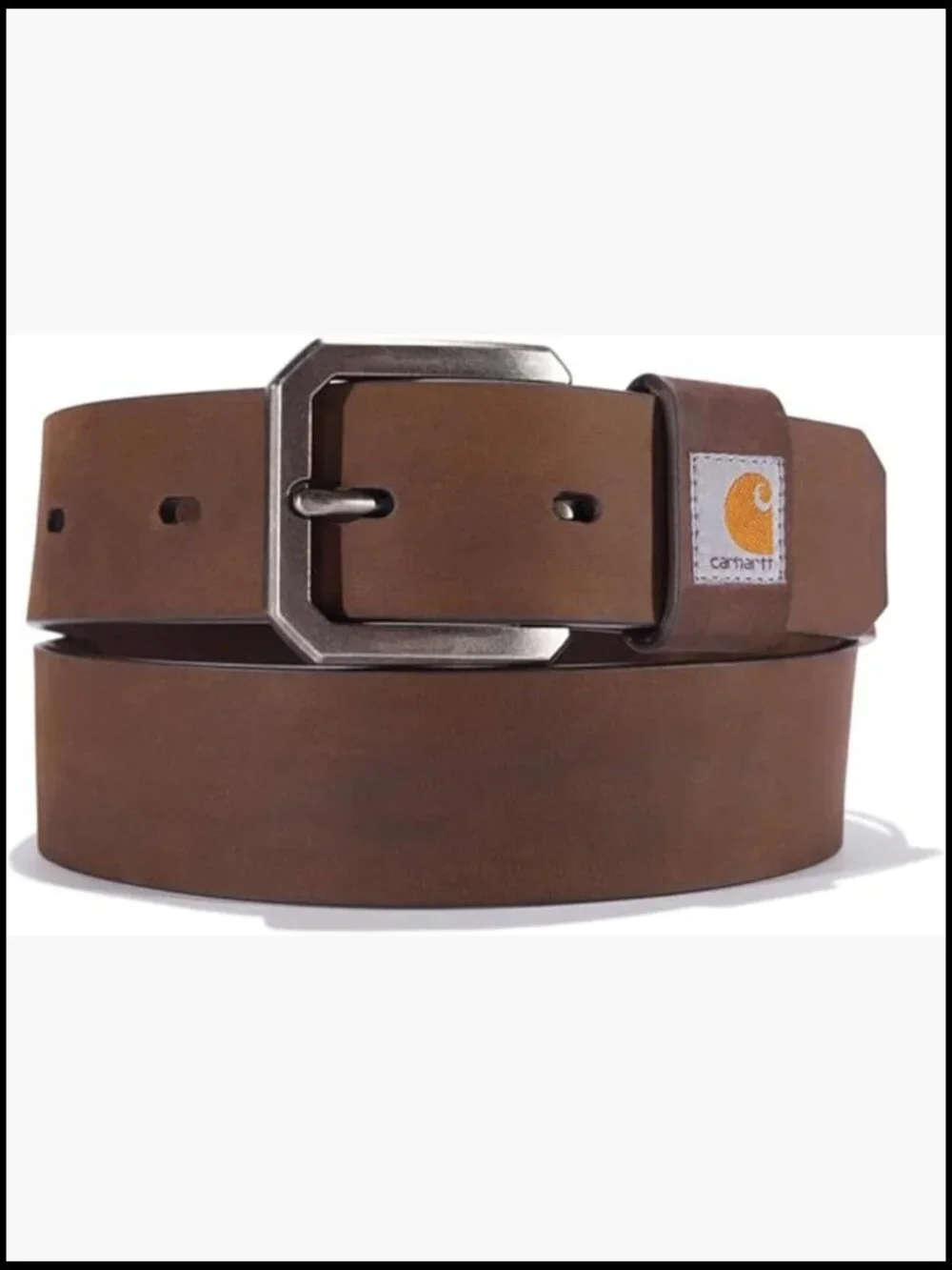 Genuine Leather Saddle Belt with Harness Buckle Heavy 1.5 Inch